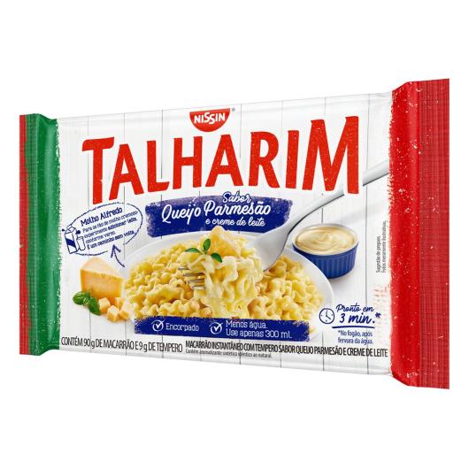 Macarrão Instantâneo Talharim Queijo Parmesão e Creme de Leite Nissin Pacote 99g - Imagem em destaque