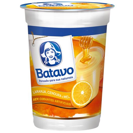 Iogurte integral Batavo com polpa de cenoura, suco de laranja e mel 170g - Imagem em destaque