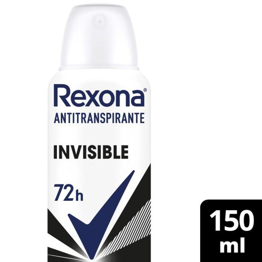 Desodorante Rexona Feminino Invisible 150ml - Imagem em destaque