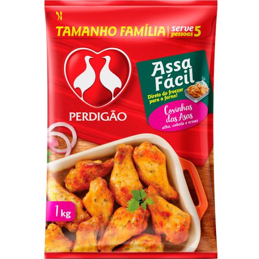 Coxinhas das Asas  Perdigão Assa Fácil Temperadas 1kg - Imagem em destaque