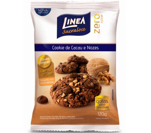 Cookie Linea Integral Chocolate com Nozes 120g - Imagem em destaque