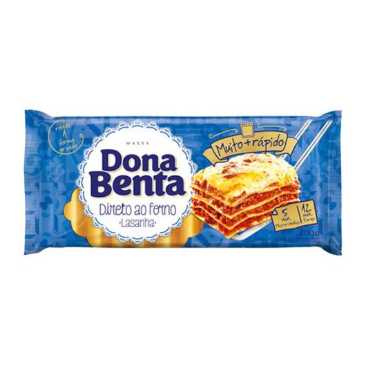 Massa Dona Benta Sêmola Lasanha 200g - Imagem em destaque