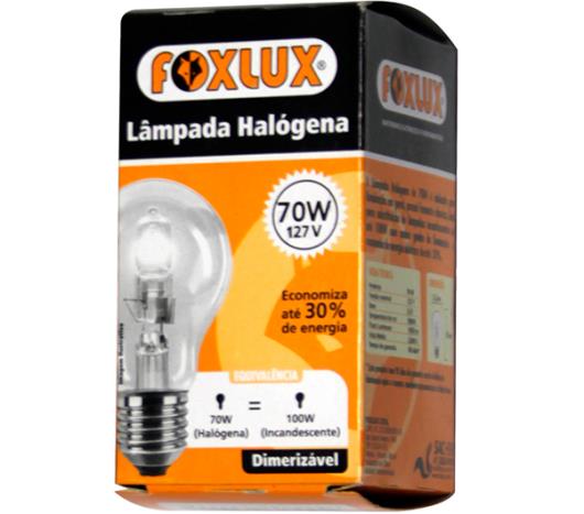 Lampada Foxlux Halogena 70W127V. UN - Imagem em destaque