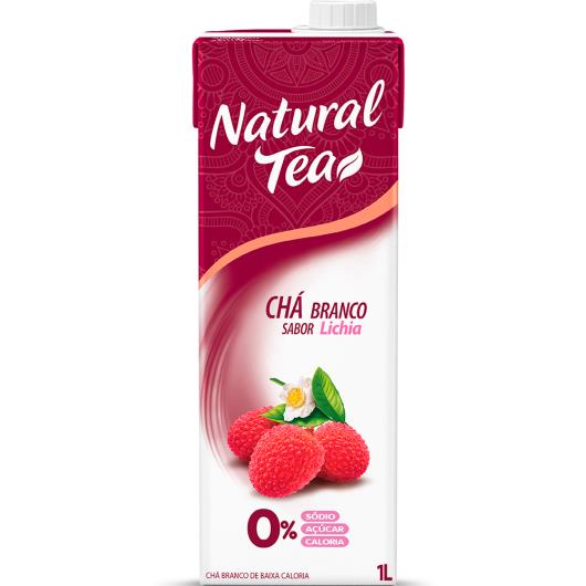 Chá Branco com Lichia Natural Tea Zero Açúcar 1L - Imagem em destaque