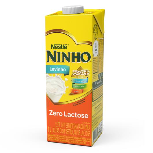 Leite NINHO Zero Lactose Levinho Semidesnatado 1L - Imagem em destaque