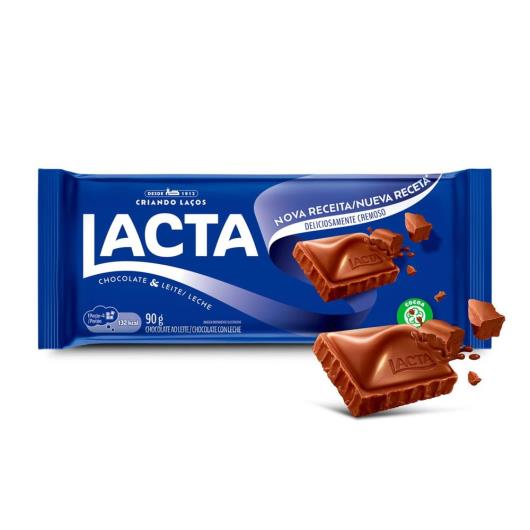 Chocolate ao Leite Lacta 90g - Imagem em destaque