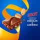 Chocolate ao Leite com Amendoim Lacta Shot Pacote 90g - Imagem 7622300991371-(3).jpg em miniatúra