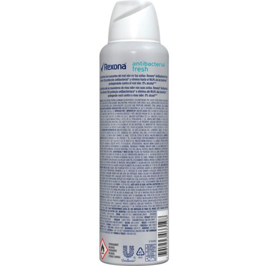 Desodorante Antitranspirante Rexona Feminino Aerosol ANTIBACTERIANO FRESH 150ml - Imagem em destaque