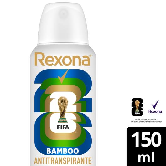Desodorante aerosol bamboo Rexona 150ml - Imagem em destaque