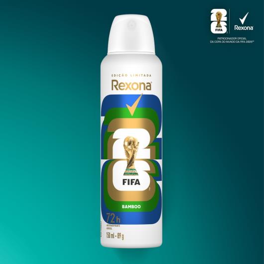 Desodorante aerosol bamboo Rexona 150ml - Imagem em destaque