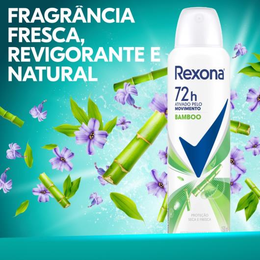 Desodorante Rexona Feminino Bamboo 150ml - Imagem em destaque