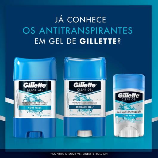 Desodorante Gillette Gel Cool Wave Endurance 82g - Imagem em destaque