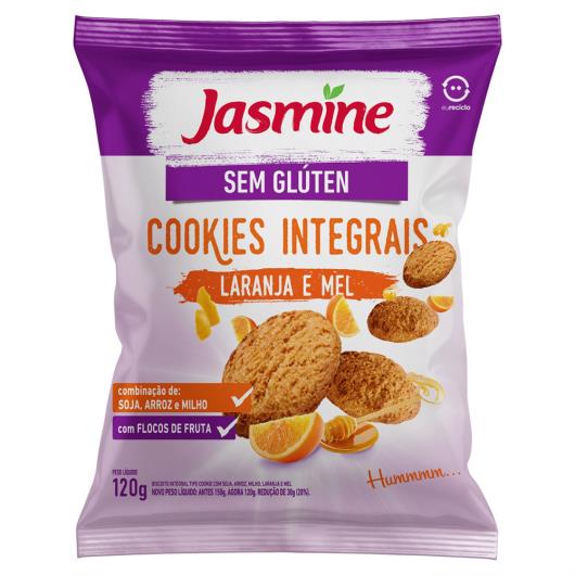 Biscoito Cookie Integral Laranja e Mel sem Glúten Jasmine Pacote 120g - Imagem em destaque