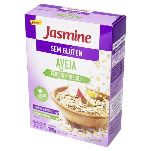 Aveia em Flocos Grossos Jasmine Caixa 200g - Imagem em destaque