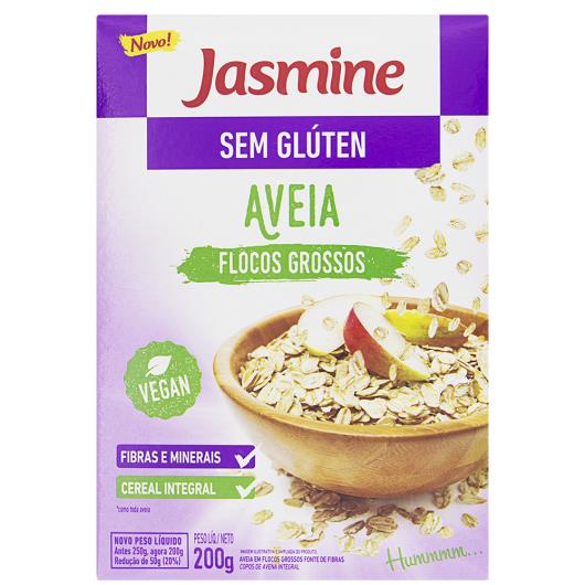 Aveia em Flocos Grossos Jasmine Caixa 200g - Imagem em destaque