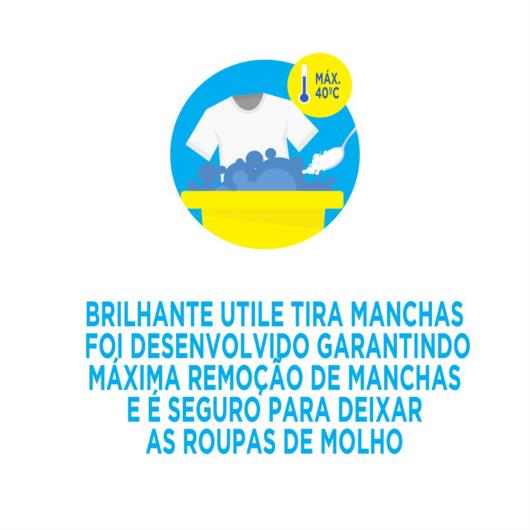 Tira Manchas Brilhante Utile Antibac Refil econômico 420g - Imagem em destaque
