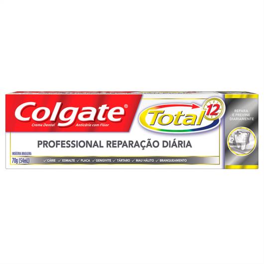 Creme Dental Colgate Total 12 Professional 70g - Imagem em destaque