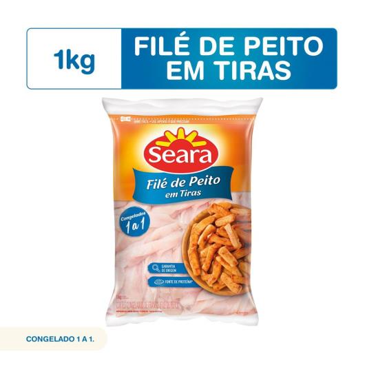 Filé de Peito de Frango em Tiras Seara 1kg - Imagem em destaque