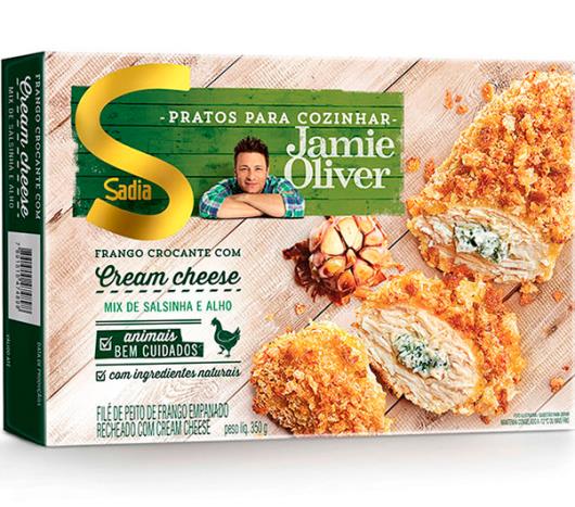 Filé Frango Sadia Empanado Recheado Cream Cheese 350g - Imagem em destaque