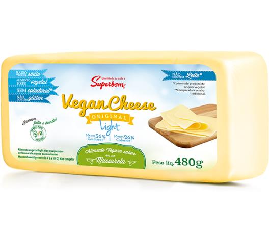 Alimento vegano Vegan Cheese Light Mussarela 480g - Imagem em destaque