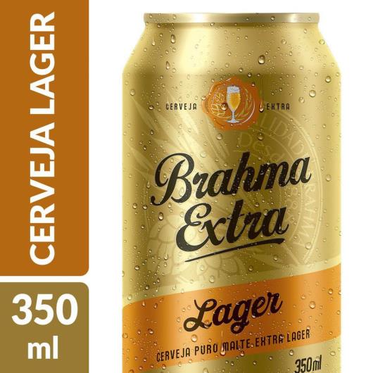 Cerveja Brahma Extra Lager Puro Malte, 350ml Lata - Imagem em destaque
