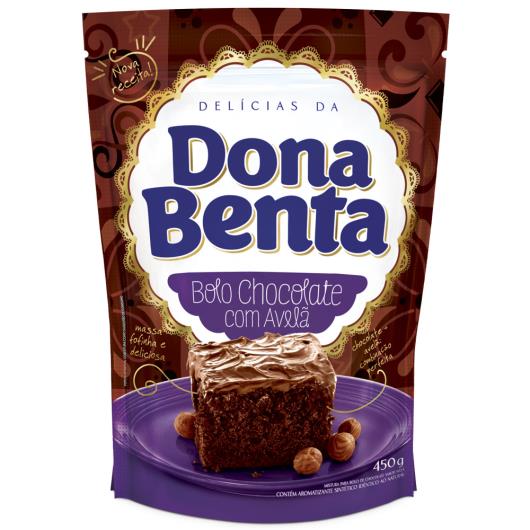 Mistura Bolo Dona Benta Chocolate Avelã  Sachê 450g - Imagem em destaque