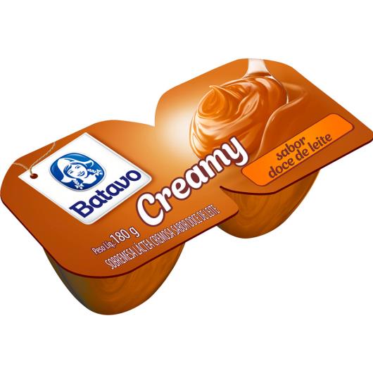 Sobremesa láctea creamy doce de leite Batavo 180g - Imagem em destaque