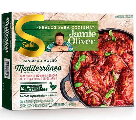 Sobrecoxa Frango Sadia Molho Mediterrâneo  600g - Imagem em destaque