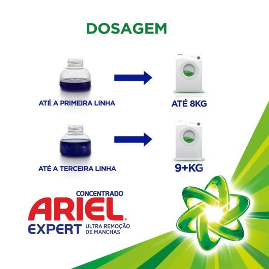 Sabão Líquido Concentrado Ariel Expert 2L - Imagem em destaque