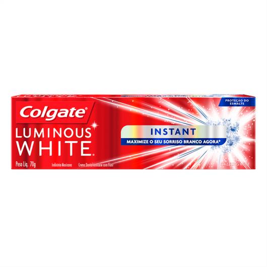 Creme Dental Colgate Luminous white Instant White 70g - Imagem em destaque