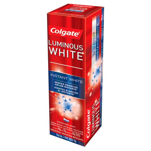 Creme Dental Colgate Luminous white Instant White 70g - Imagem em destaque