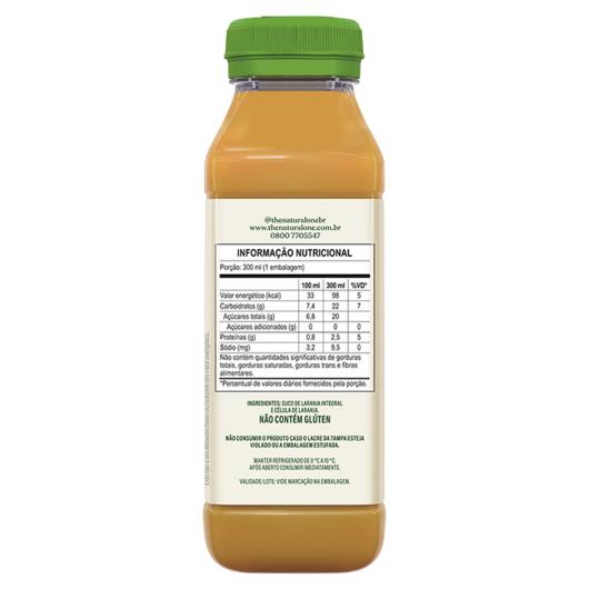 Suco integral laranja Natural One refrigerado garrafa 300ml - Imagem em destaque