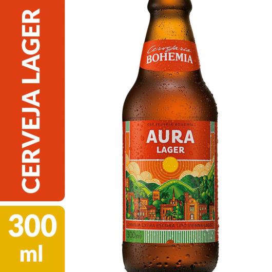 Cerveja Bohemia Aura Lager Long Neck 300ml - Imagem em destaque