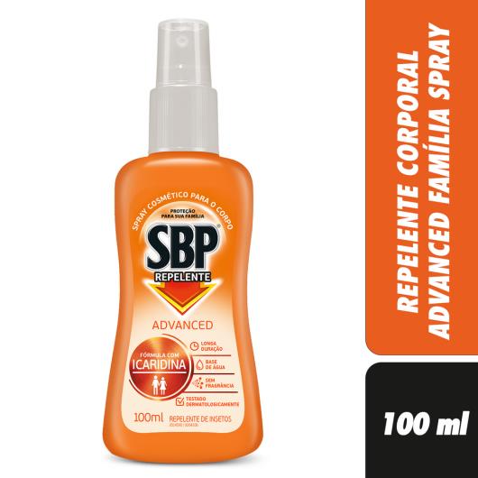 SBP Advanced Repelente Corporal Spray Family com Icaridina 100ml - Imagem em destaque