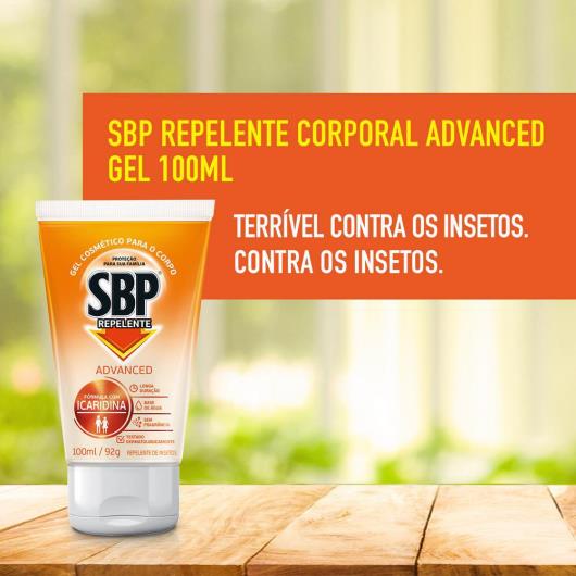 SBP Advanced Repelente Corporal Gel com Icaridina 100ml - Imagem em destaque