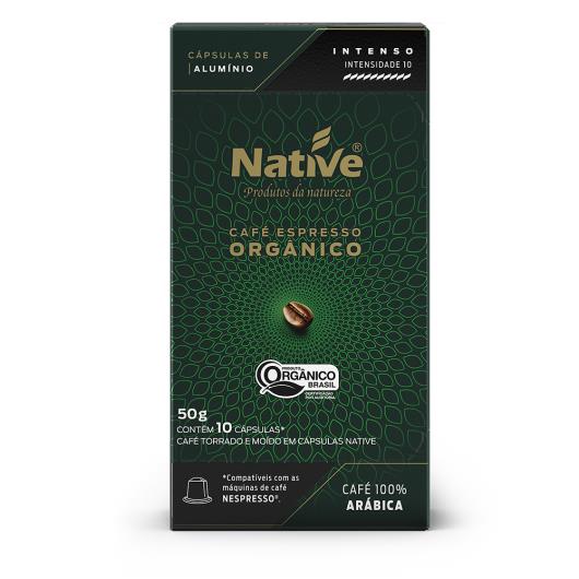 Café Espresso Orgânico Native Intensidade 10 50g - Imagem em destaque