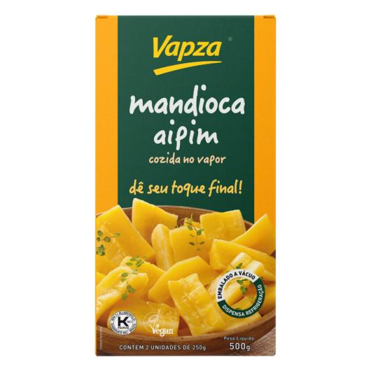 Mandioca Cozida no Vapor Vapza Caixa 500g - Imagem em destaque