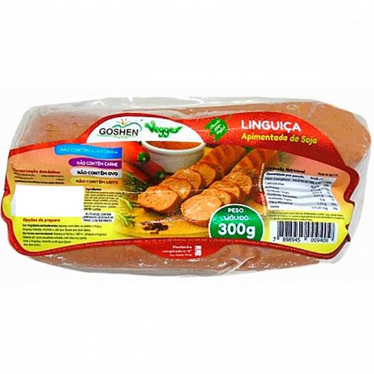 Linguiça de Soja Apimentada Goshen Vegges 300g - Imagem em destaque