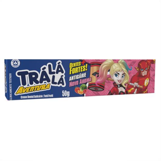 Creme Dental Infantil com Flúor Tutti Frutti Trá Lá Lá Aventura Caixa 50g - Imagem em destaque