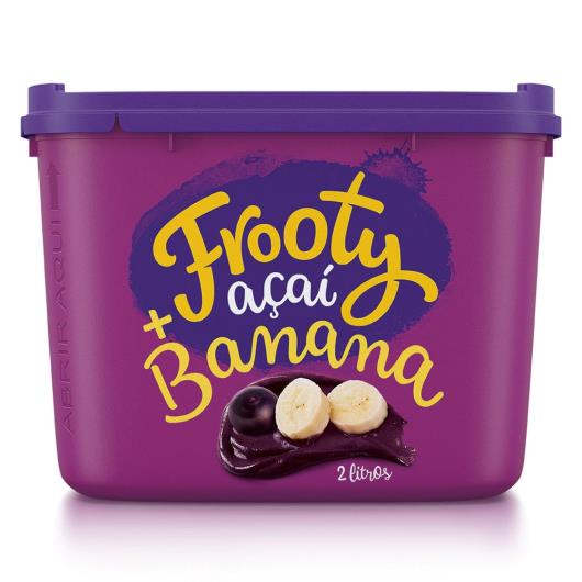 Açaí com Banana Frooty 2 Litros - Imagem em destaque