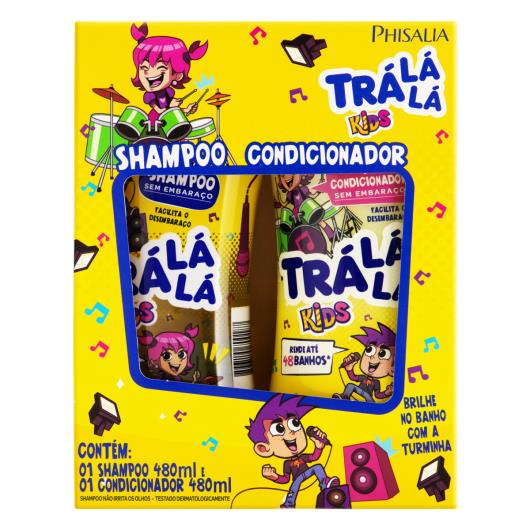 Kit Shampoo + Condicionador Trá Lá Lá Kids sem Embaraço 480ml Cada - Imagem em destaque