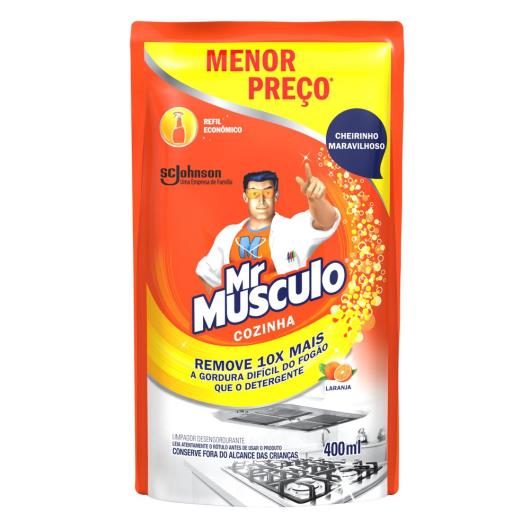 Desengordurante Mr Músculo Cozinha Refil Laranja 400ml Oferta Especial - Imagem em destaque