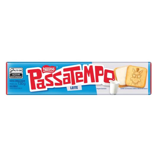 Biscoito PASSATEMPO Recheado Leite 130g - Imagem em destaque