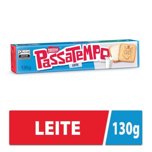 Biscoito PASSATEMPO Recheado Leite 130g - Imagem em destaque