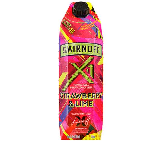 Bebida Mista Smirnoff Strawberry & Lime 1L - Imagem em destaque