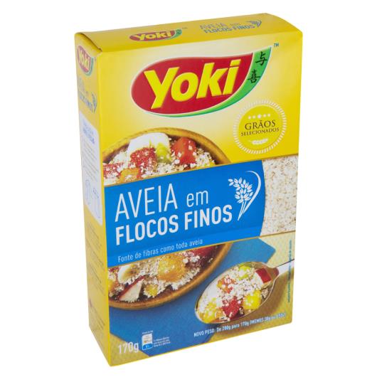 Aveia em Flocos Finos Yoki Caixa 170g - Imagem em destaque