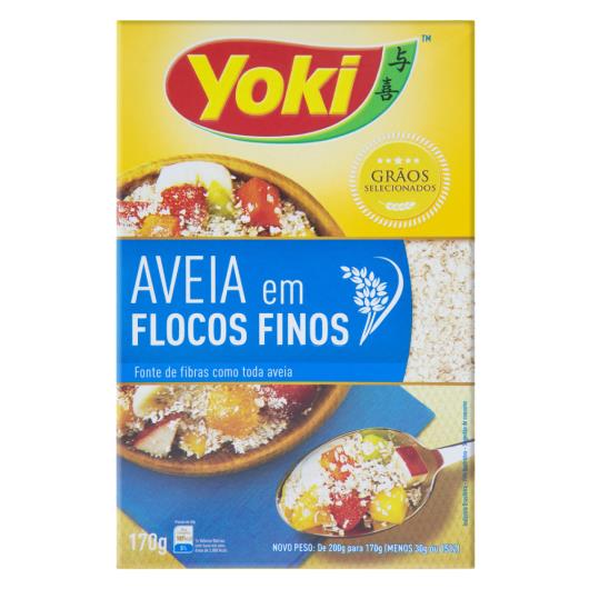 Aveia em Flocos Finos Yoki Caixa 170g - Imagem em destaque