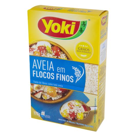 Aveia em Flocos Finos Yoki Caixa 170g - Imagem em destaque