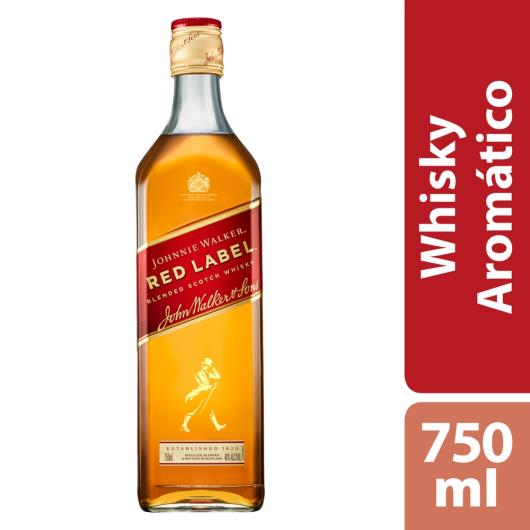 Whisky Johnnie Walker Red Label 750ml - Imagem em destaque