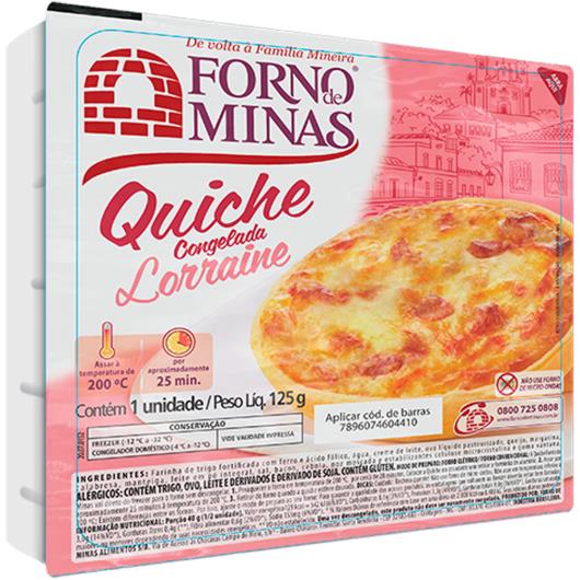 Quiche Forno de Minas Lorraine 125g - Imagem em destaque